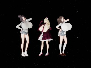 【Girls' Dancer】Higai Mousou Keitai Joshi (Wara) - Misaki/Pandora/Kaori