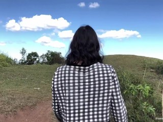 Going for a hike then fucking my sexy girlfriend