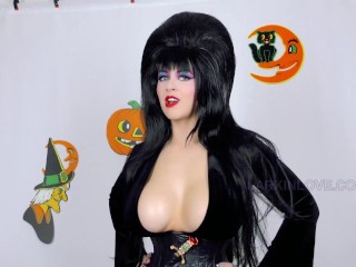 Goth Milf Elvira Huge Boob JOI Dirty Talk