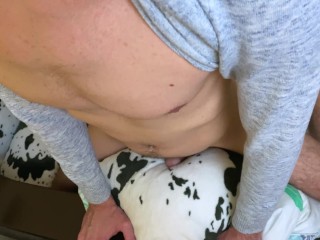 Guy Dirty Talking While Dry Humping Pillow - Intense Moaning Orgasm - 4K