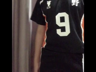 Haikyuu Kageyama Cosplay masturbation