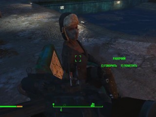 Half-zombie, half-man fucks hot Alice in the ass | PC Game, fallout 4