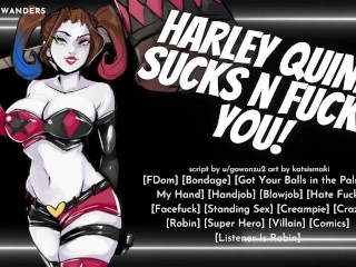Harley Quinn Captures &amp; Interrogates You With Her Holes! || Erotic ASMR Roleplay for Men
