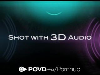 HD - POVD Strip poker turns into a wild threesome