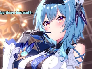 HENTAI JOI - EULA SMOTHERS YOU WITH HER BIG ASS! (GENSHIN IMPACT) (FEMDOM, FACESITTING, BREATHPLAY)