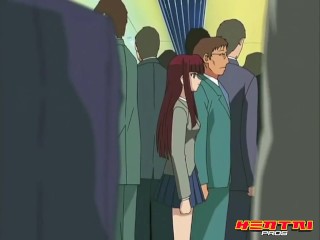 Hentai Pros - Yuji Sakai Fucks A Girl On The Train Before Fucking And Giving A Creampie To Asuka