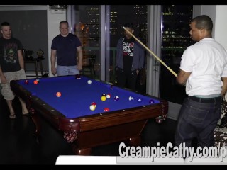 Her 1st Anal Creampie Gangbang