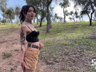 Her slut face covered in cum for her birthday