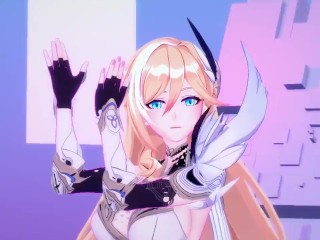 Honkai Impact 3rd Durandal Sex and Dance 720p Nsfw Animation Hentai Blonde Girl Big Boobs MMD 3D
