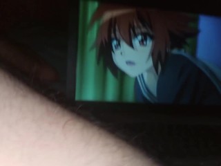 HORNY GUY WATCH HENTAI, MASTURBATE BIG DICK, TALKING DIRTY AND MOANS. POV