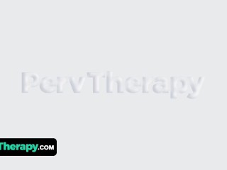 Horny Teen Boy Bangs His Big Titted Stepmom And The Hot Milf Doctor On A Private Therapy Session