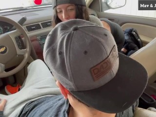 Hot Couple + Cold Car = Best Dick Ride Ever : Mav &amp; Joey Lee