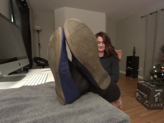Hot Horny Nylon Foot Worship