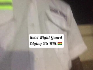 Hotel Night Guard Hand-Fucking Himself Till He Comes Whiles On Duty(Beautiful scences+ cumshot)