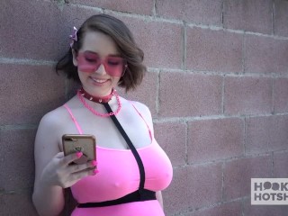 Huge tits slut Anna Blaze gets rammed hard by Bryan Gozzling
