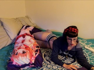 Humping My Body Pillow While Watching Hentai