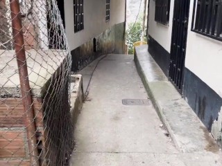 I am invited by a friend in Colombian favelas