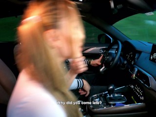 I fuck with my stepbro in the car on a public highway in Medellin+he cums inside to get me pregnant