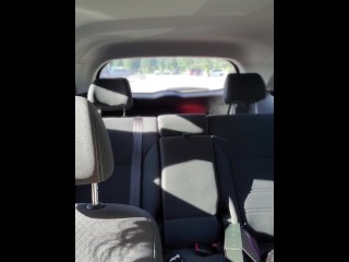 I GOT CAUGHT MASTERBATING IN MY CAR!! serious orgasm 
