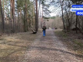 I met a nymphomaniac in a forest park , dragged me into the bushes and brought me to orgasm !