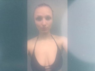 ICELAND SPA PUBLIC SHOWER TEASE &amp; FINGERING