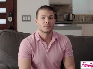 "If you're gonna do this, do it right! Let your stepsis fuck you in front of the whole stepfamily"