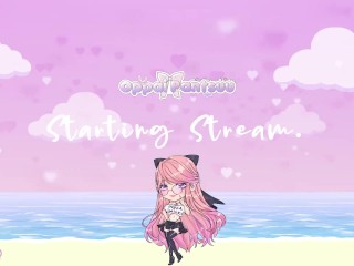 IRL Lesbian Vtuber collab: two hot waifus eat pussy and fuck with strapons in VR 9/29/22