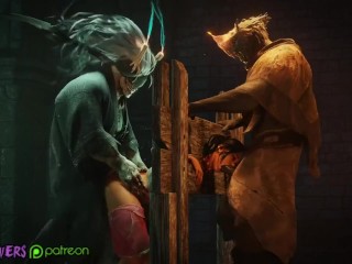 Jane, Oni and Wraith in a juicy Threesome! (Dead by Daylight)