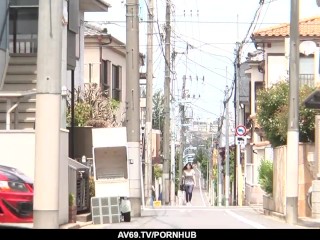 Japanese with big tits, insane outdoor amateur sex - More at 69avs com