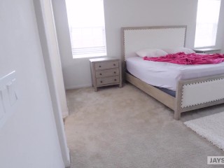 JAY'S POV - HORNY TEEN STEP SISTER HANNAH HAYS GETS DEEPLY CREAMPIED