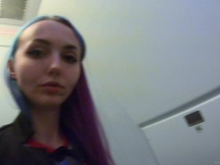 Jerking off my pussy in the airplane and cum Sia Siberia