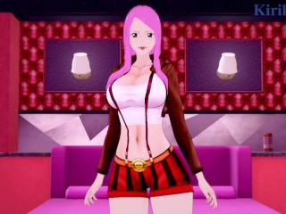 Jewelry Bonney and I have intense sex in a secret room. - One Piece Hentai