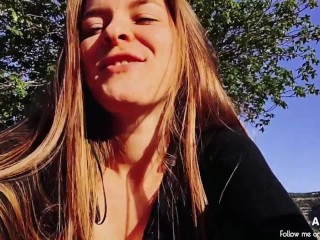 J’explore la nature avec vous en vidéo Et on BAISE en PUBLIC dans UNE GROTTE! - ALLICE STORIE’s Ep.2