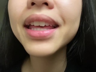 JOI Asian Cum Dumpster Begs For You To Stroke Your Cock And Nut In Her Mouth  | Hinasmooth