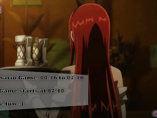 JOI Game - Fairy Tail Erza is ready to take a bath with you