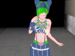 Jolyne Encounters you in an alley Jojo's Bizarre Adventure Uncensored Hentai