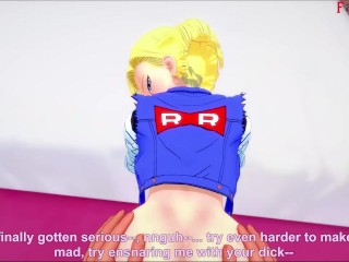 Kame Roshi Fucking Android 18 In front of Krillin | DBZex 6 | Full &amp; POV on patreon: Fantasyking3