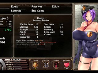 Karryn's Prison [RPG Hentai game] Ep.6 The chief is wanking two horny guards in the prison