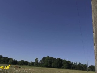 Kinky Redhead Flora Milano Goes Hitchhiking For Cock &amp; She Gets Two!