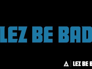 LEZ BE BAD - Locked Outside Naked, Gizelle Blanco Has Hard Strap-On Sex With Neighbor Blake Blossom