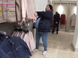 Lilydreamboobs Gets Touched in Public Dressing Room