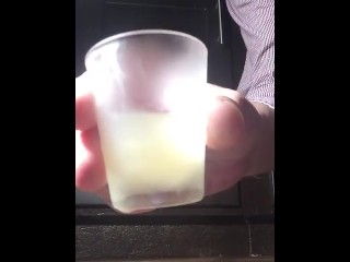 loading a syringe of my thawed cum loads to inject into my wife's pussy (unaware)