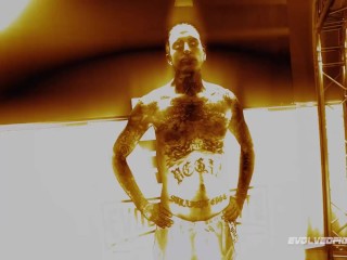 London River Nude Wrestling Vs Ruckus Sucking His Cock Then Being Fucked In The Ring