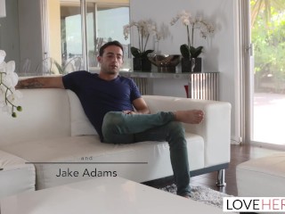 LoveHerFeet - Stepson Caught Jerking Off Leads To Hot Foot Sex
