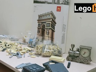 Lucky guy builds Legos for almost 4 hours
