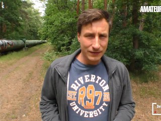 Lullu Gun Has Crazy Fun Outdoors In The Bushes - AMATEUR EURO