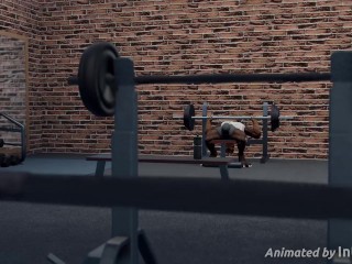 Macro Gym Hyper Muscle Growth Animation