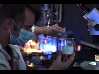 Mad Scientist Freeze Fucks Young Lab Partner - Sexy 18 Year Old Matty Mila Gets Remote Controlled An