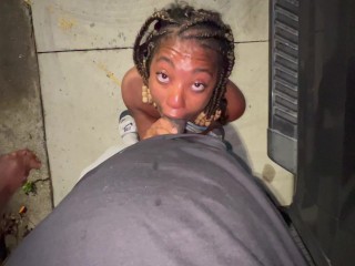 Married girl suck my dick in the parking lot like a lot lizard for free truck stop