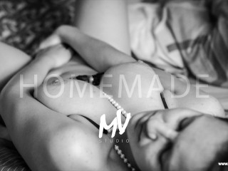 ♥ MarVal - New year after party sex with big tits MILF | Amateur Homemade ♥